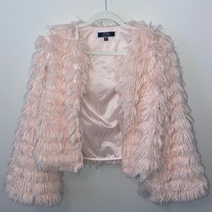 Pitaya Pink Fuzzy Jacket